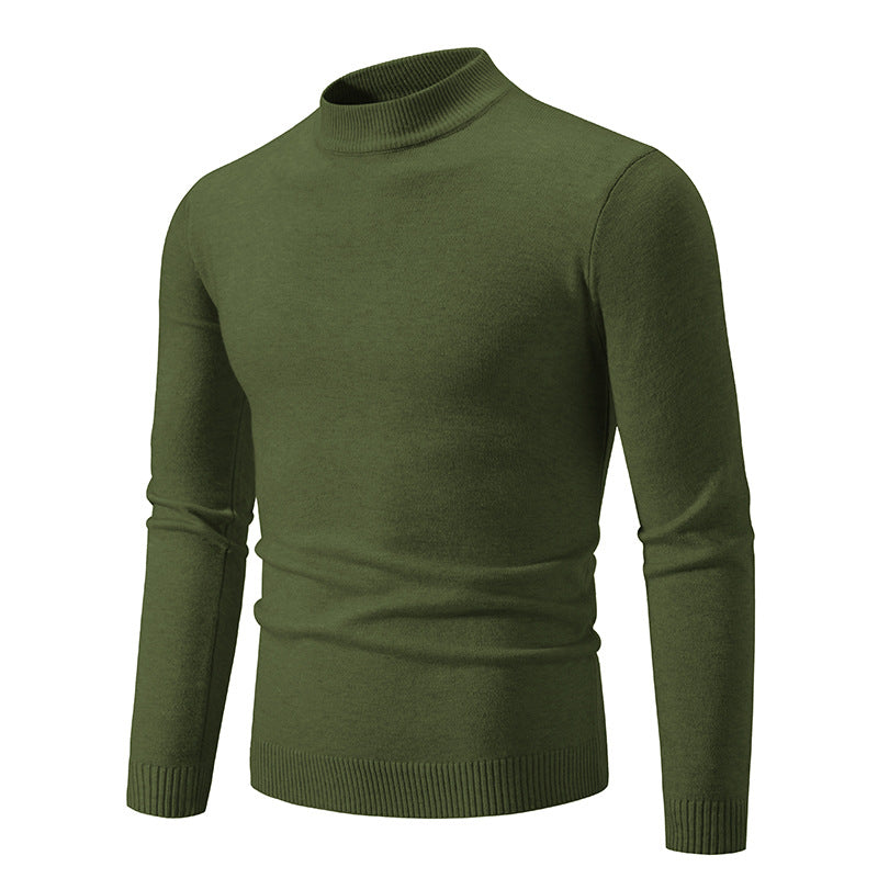 Herren Pullover Stehkragen Elegante Kaschmir Qualität