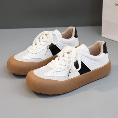 Damen Sneaker Plattform Schuhe Bequem Rutschfest