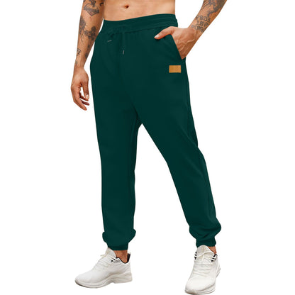 Herren Jogginghose Sportlich Mit Reißverschluss Taschen