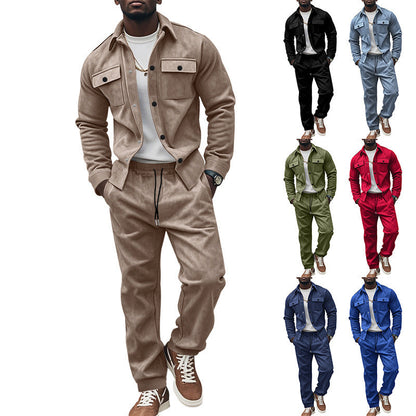 Herren Longejacke Freizeitjacke Mit Knöpfen Elastisch Modern - BerlinGlamour