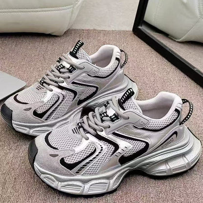 Damen Sneaker Sportlich Mesh Laufschuhe Komfort Sohle