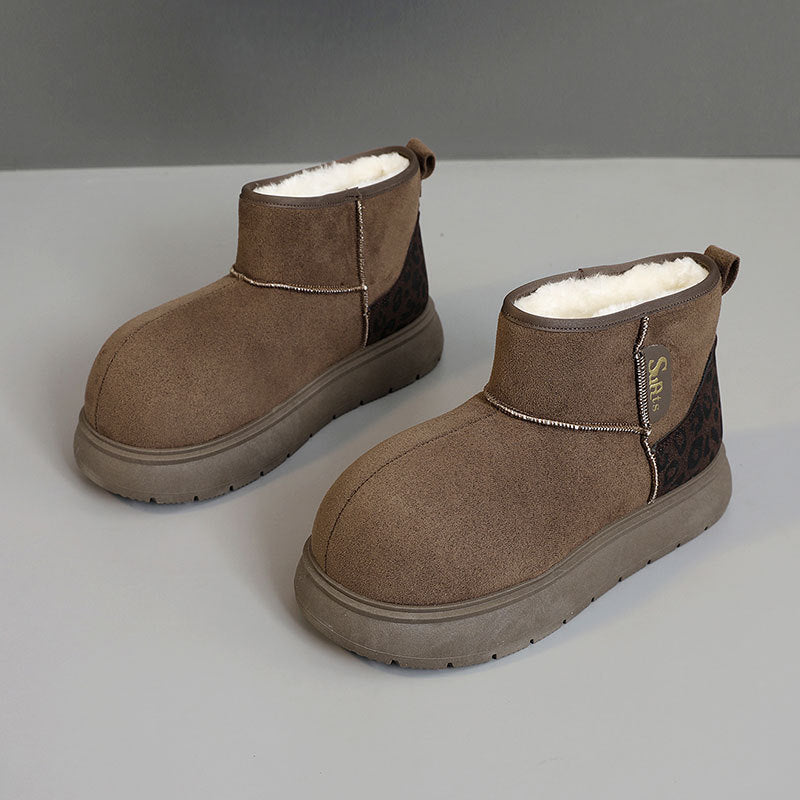 Warme Winterstiefeletten Damen Kuschelig Größe 36-41