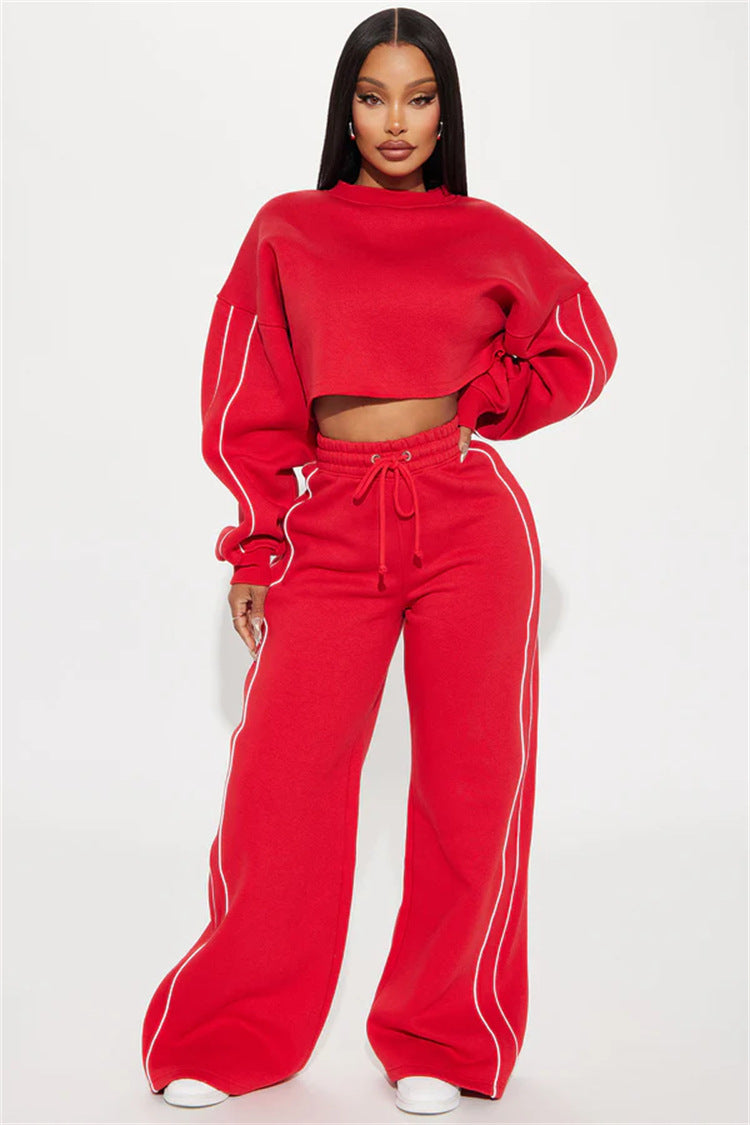 Damen Hoodie Lässig Crop Top Trendig