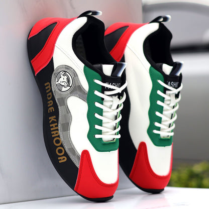 Damen Sneaker Sportlich Modisch Weiß