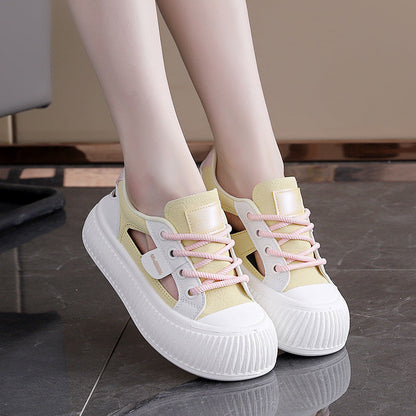 Damen Sneakers Hoch Modisch Atmungsaktiv Sportlich