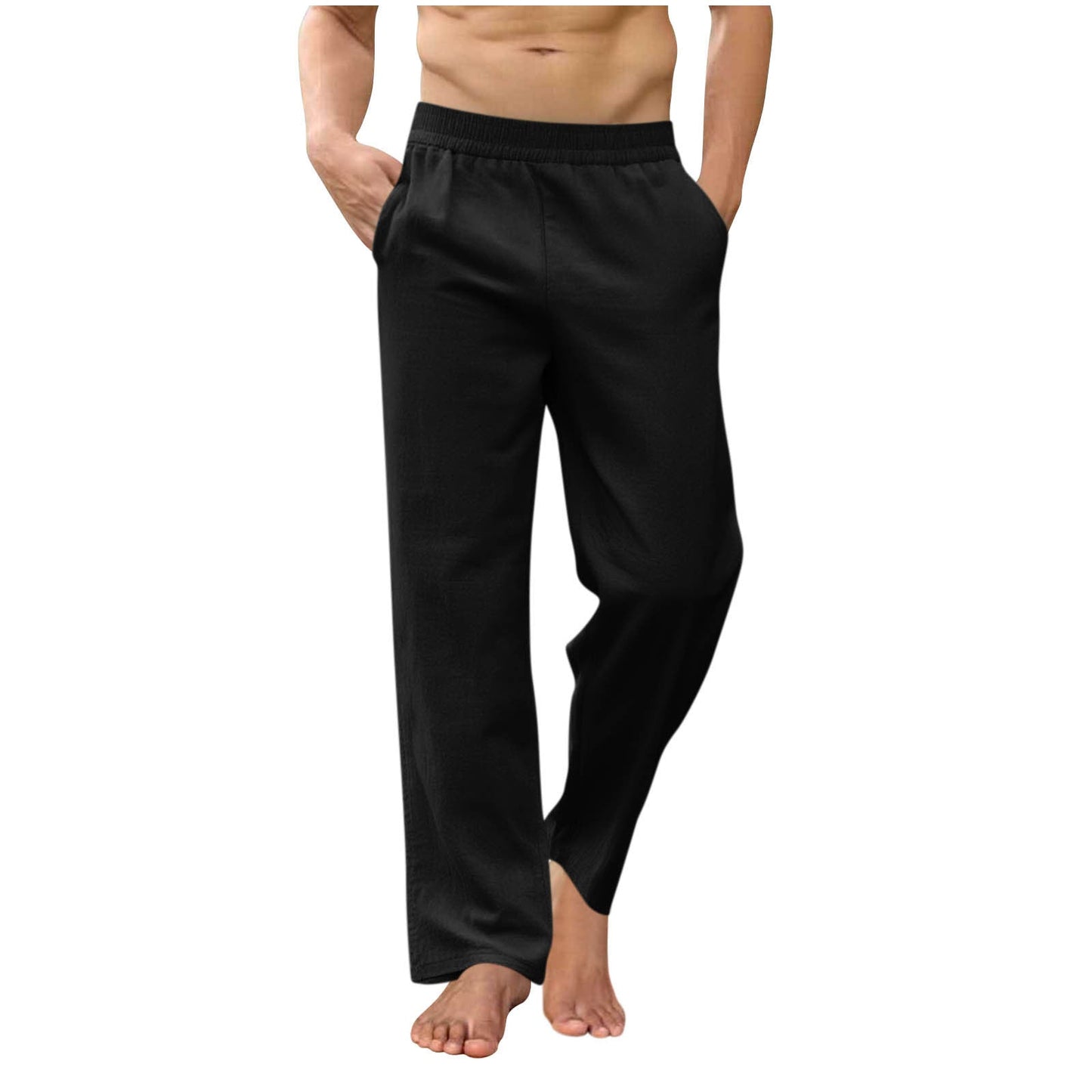 Herren Jogginghose Bequem Freizeit mit Seitentaschen