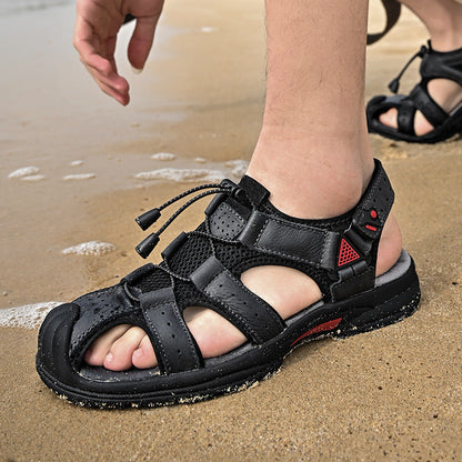 Damen Sandalen atmungsaktiv Netz Rutschfest Sommer