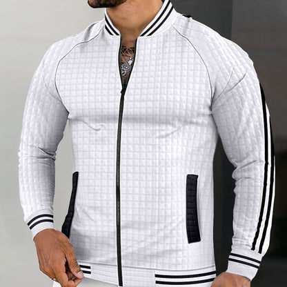 Herren Sportjacke Steppjacke Modern Reißverschluss Taschen