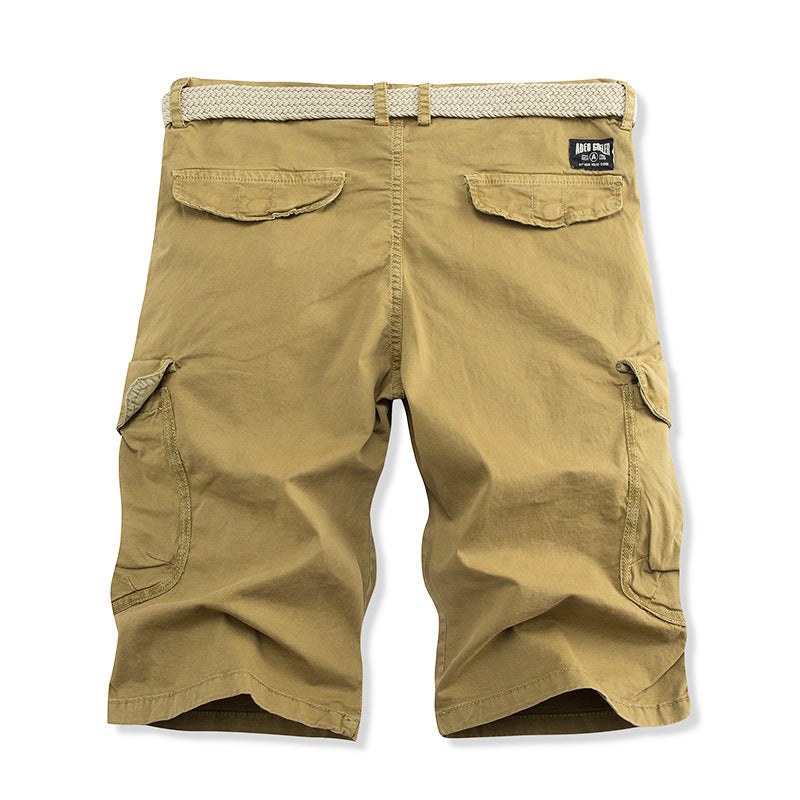 Herren Cargoshorts Bequem mit Taschen und Kordelzug