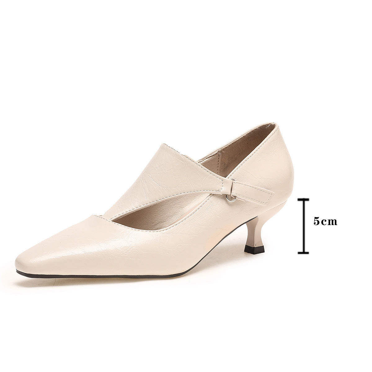 Damen Ballerinas Peeptoe Elegant mit Riemen Komfort