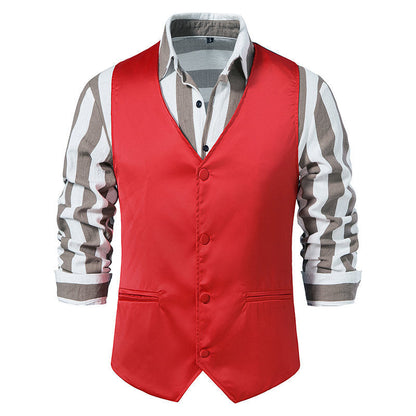 Herren Weste Modern Elegant Slim Fit