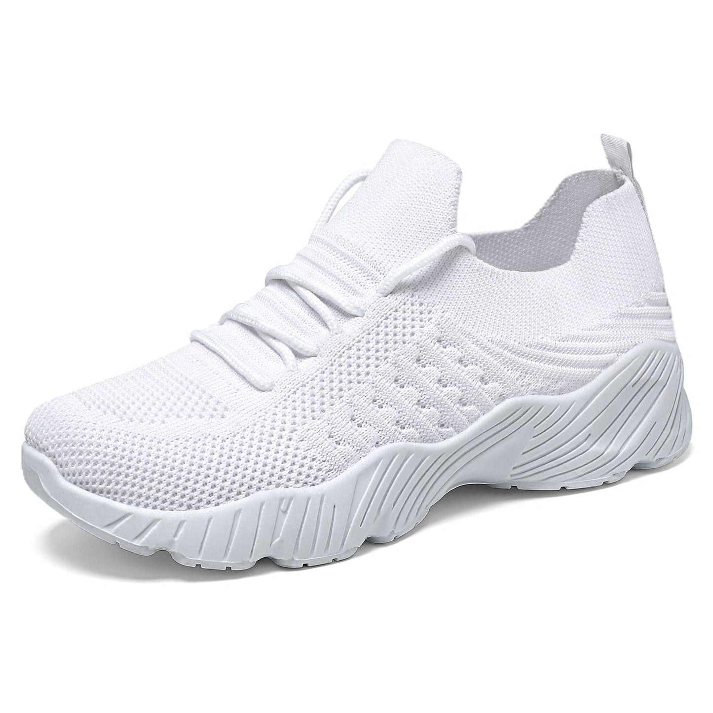 Damen Sneaker Laufschuhe Elastisch Atmungsaktiv Sport