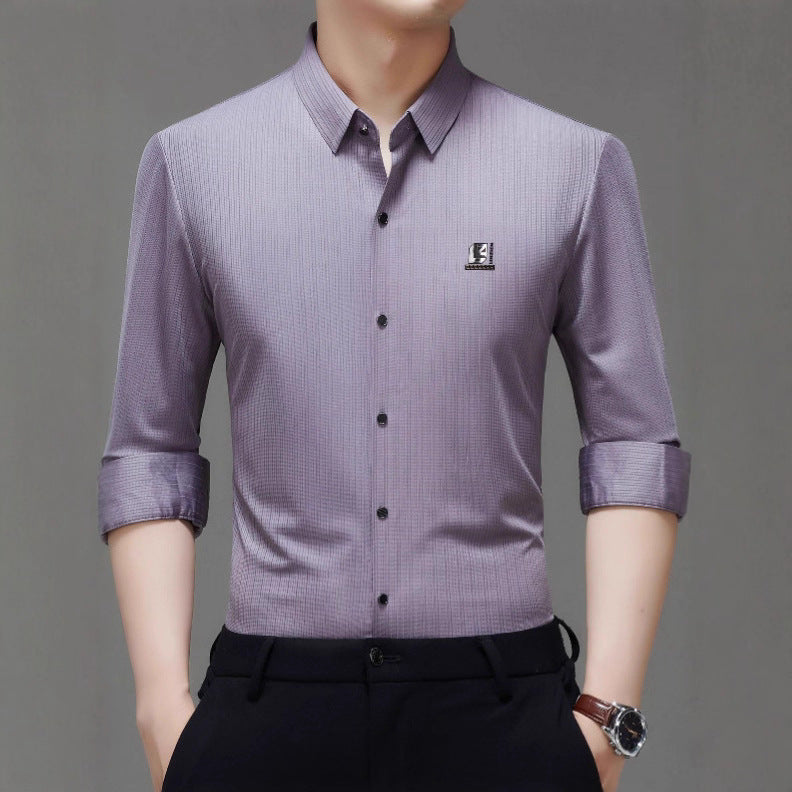 Herren Hemd Modern Strukturiert Elegantes Design Berlin - BerlinGlamour