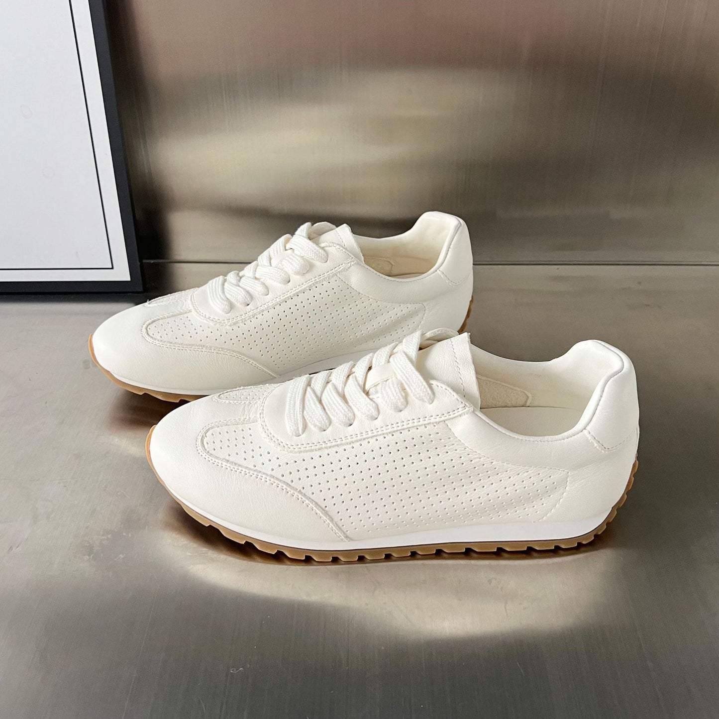 Damen Sneaker Atmungsaktiv Modisch Rutschfest