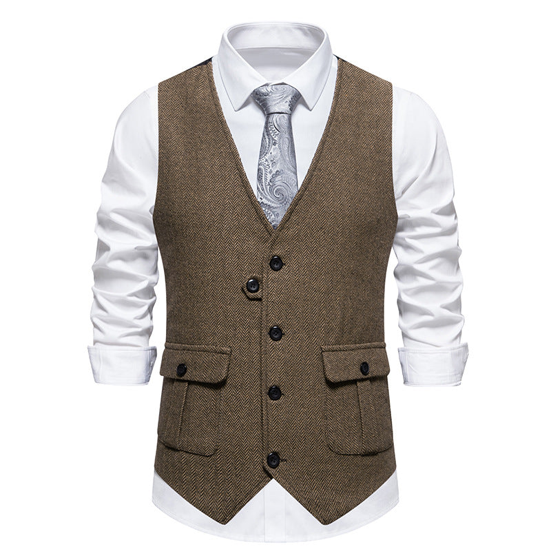 Herren Anzugweste Elegante Klassisch Modern