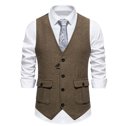 Herren Anzugweste Elegante Klassisch Modern