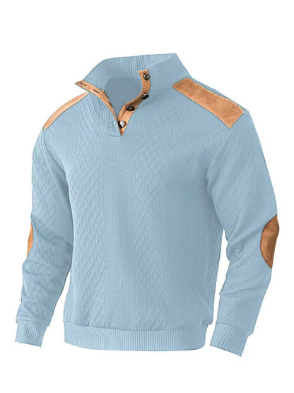 Herren Strickpullover Stehkragen Modern Trendig