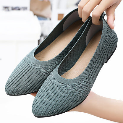 Damen Ballerinas Atmungsaktiv Flexibel Rutschfest Bequem - BerlinGlamour