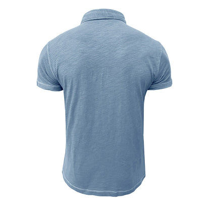 Herren Poloshirt Elegant Weiches Gewebe