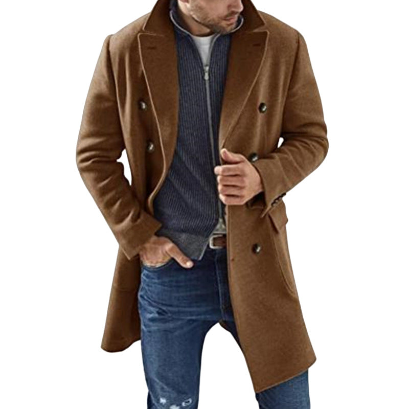 Herren Mantel Doppeltuch Klassisch Modern Berlin Style - BerlinGlamour