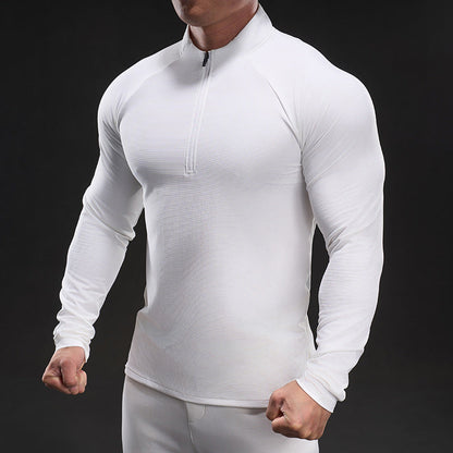 Herren Funktionsshirt Langarm Leicht Atmungsaktiv