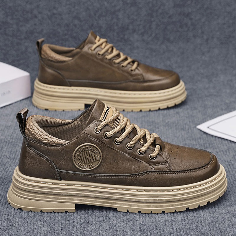 Damen Leder Sneaker Bequem Rutschfest Atmungsaktiv
