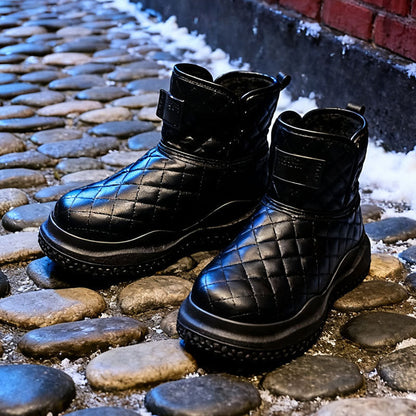 Damen Winterstiefel Warm Isoliert mit Sohle