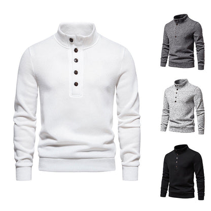 Herren Pullover Stehkragen Weich Gemütlich Winter - BerlinGlamour