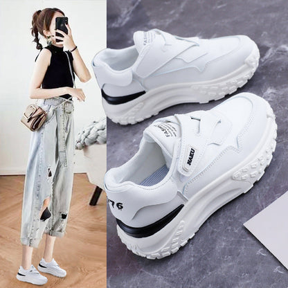Damen Sneaker Slipper Bequem Klettverschluss Weich - BerlinGlamour