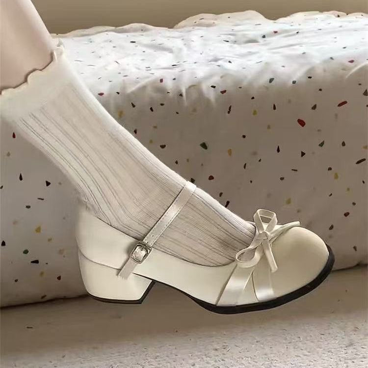 Damen Ballerinas Schleifen Detail Komfort Sohle - BerlinGlamour