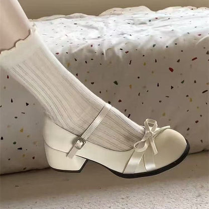 Damen Ballerinas Schleifen Detail Komfort Sohle - BerlinGlamour