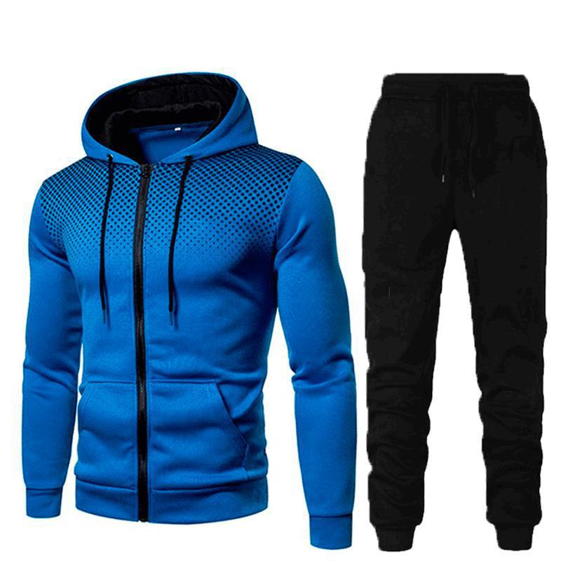 Herren Kapuzenset Mit Taschen Modern Stylish