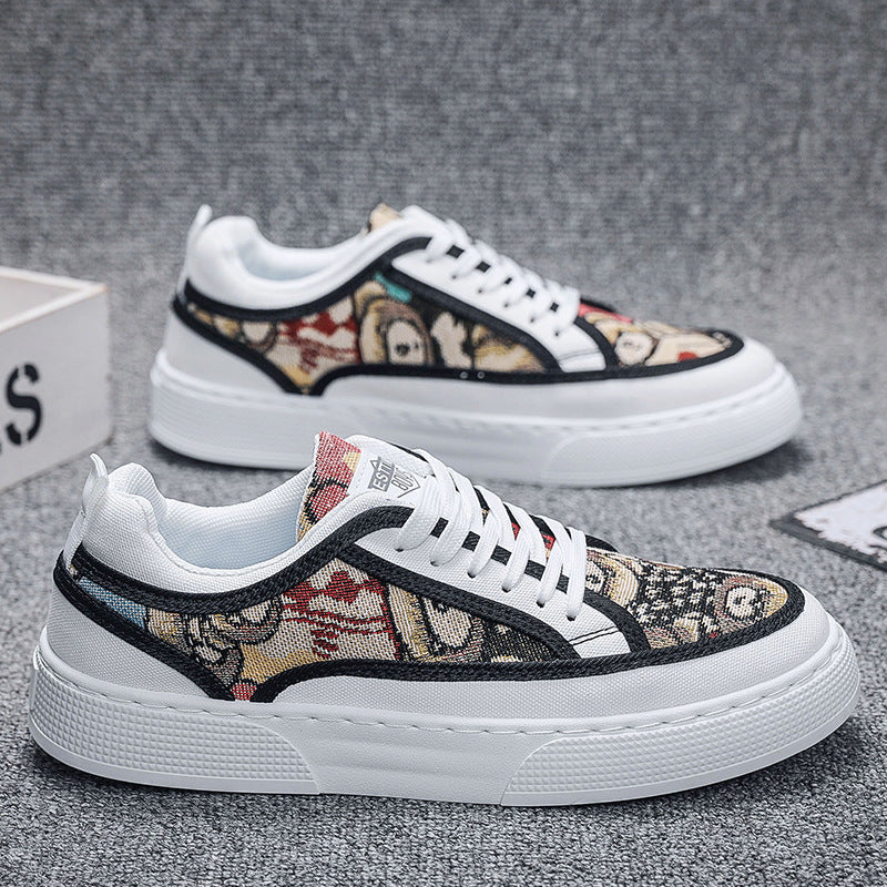 Damen Sneaker Bequem Grafik Muster Sportlich