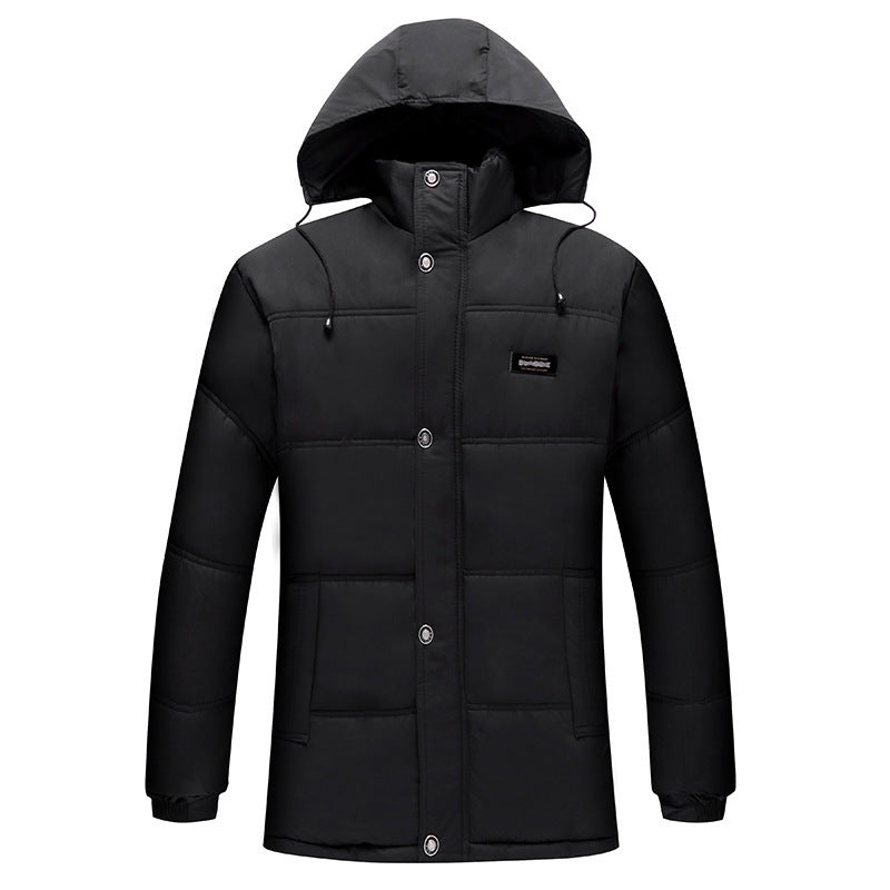 Herren Winterjacke Steppjacke Flauschig Verstellbar