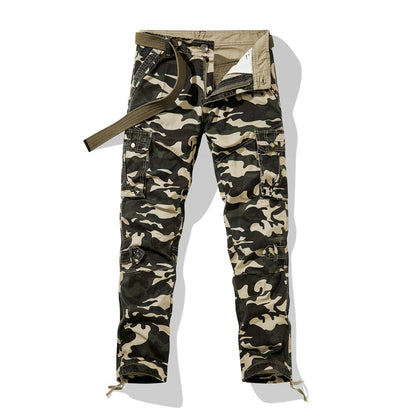Herren Camouflage Hose Militär Stil Cargo Bein - BerlinGlamour
