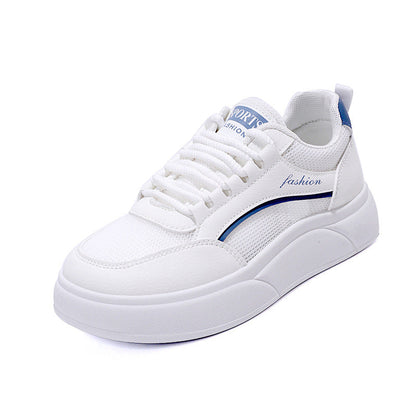 Damen Sneaker Komfortabel mit dicker Sohle und Mesh Oberfläche