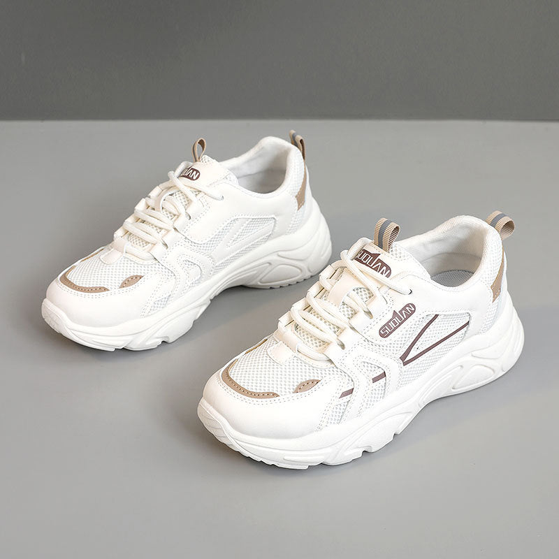 Damen Sneaker Bequem Atmungsaktiv Netz Oberfläche