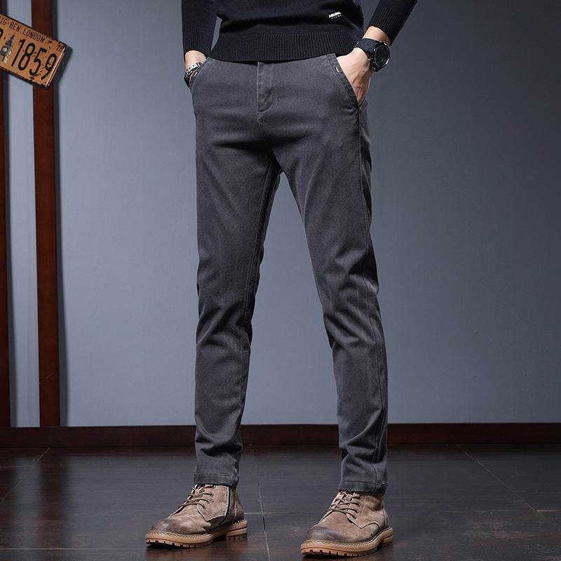 Schicke Herren Chino Hose Slim Fit - BerlinGlamour