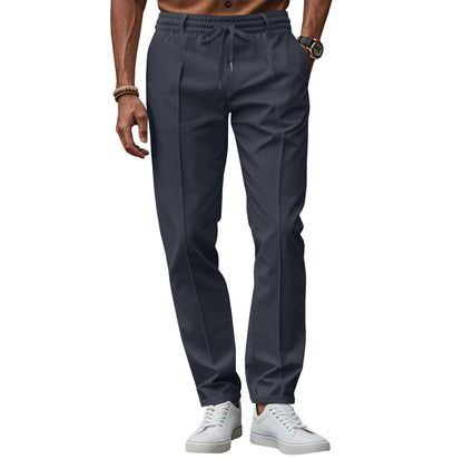 Herren Chino-Hose Elegant Mit Elastischem Bund