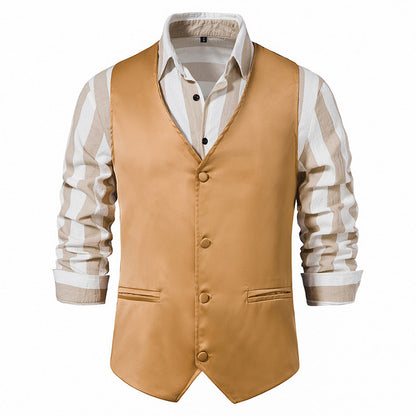 Herren Weste Modern Elegant Slim Fit