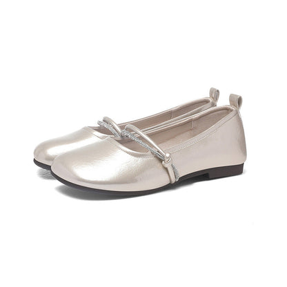 Damen Ballerinas Schmuckdetail Elegant Damen Schuhe