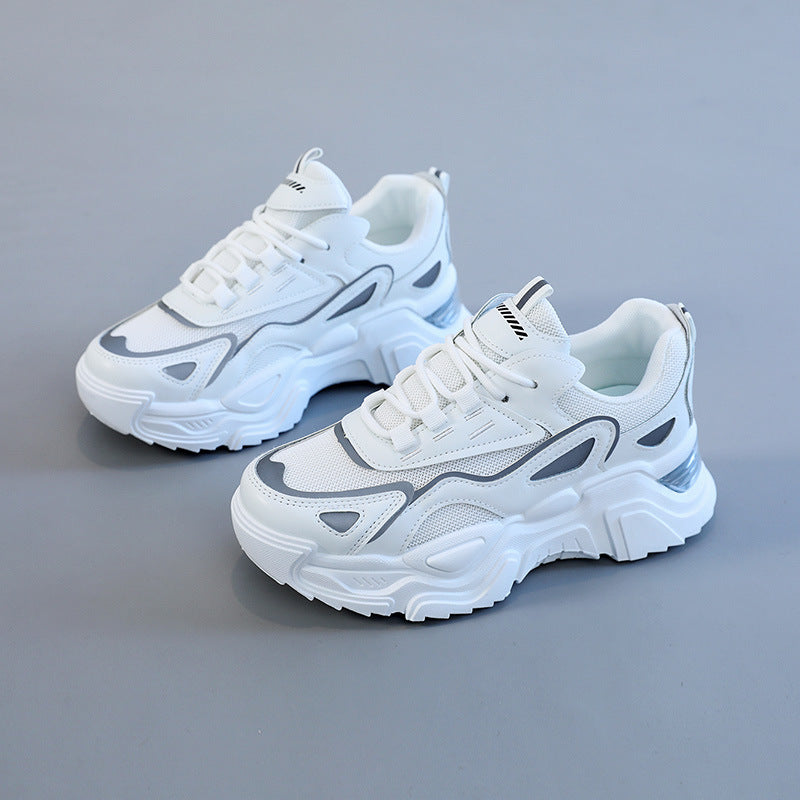 Damen Sneaker Chunky atmungsaktiv Sportlich Komfort