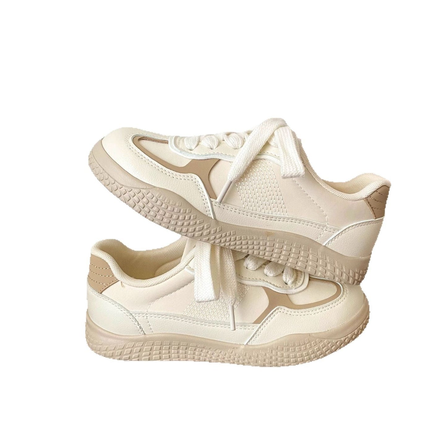 Damen Sneaker Atmungsaktiv Style Sportlich Weiß