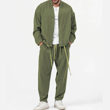 Herren Joggerhose mit leichtem Überwurf Modern Style