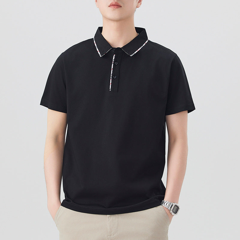Herren Poloshirt Modern mit Stylishem Kragen Design - BerlinGlamour