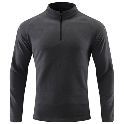 Herren Sportpullover Kurz Reißverschluss Funktionsfaser