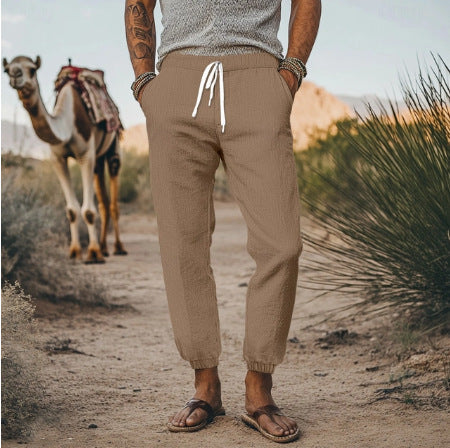 Herren Cargo-Hose Bequem Elastisch Reisehose Mit Taschen