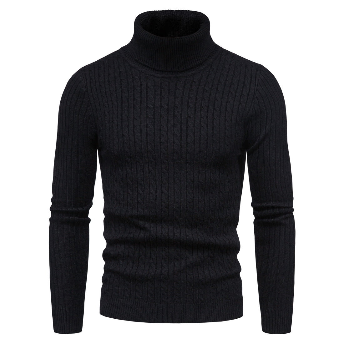 Herren Rollkragenpullover Komfortabel Warm Modern