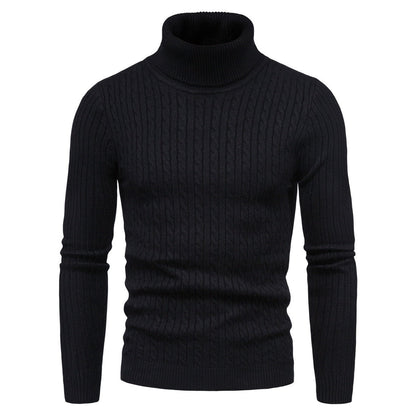 Herren Rollkragenpullover Komfortabel Warm Modern