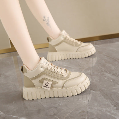 Damen Sneaker High-Top Chunky Schuhe Sportlich